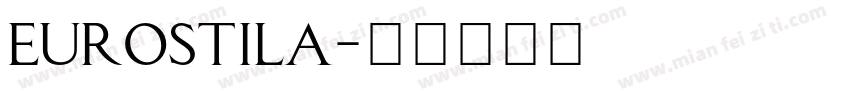 Eurostila字体转换