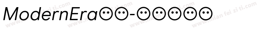 ModernEra字体字体转换