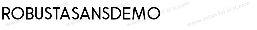 RobustaSansDemo字体转换