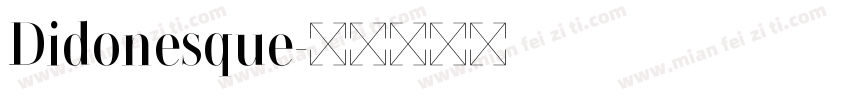 Didonesque字体转换