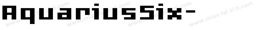 AquariusSix字体转换