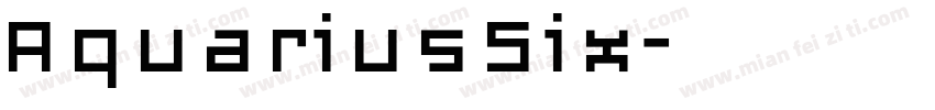AquariusSix字体转换