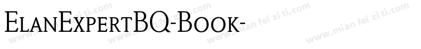 ElanExpertBQ-Book字体转换
