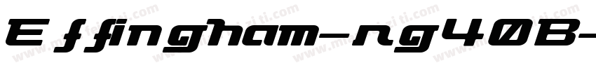 Effingham-rg40B字体转换