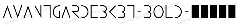 avantgardebkbt-bold字体转换
