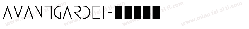 avantgardei字体转换