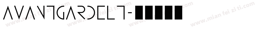 avantgardelt字体转换