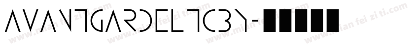 avantgardeltcby字体转换