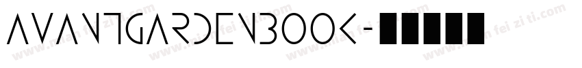avantgardenbook字体转换