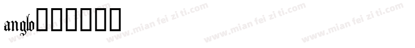 anglo字体转换