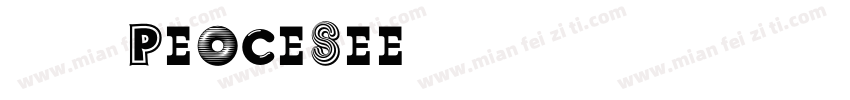 潘通PEOCESEE字体转换