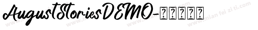 AugustStoriesDEMO字体转换