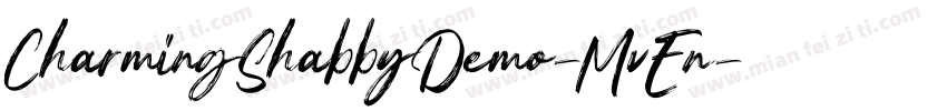 CharmingShabbyDemo-MvEn字体转换