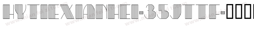 HYTieXianHei-35Jttf字体转换