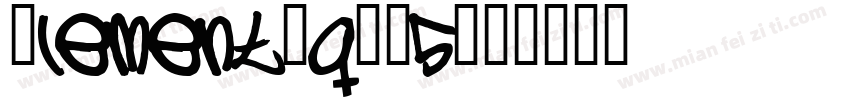 Element-qBA5字体转换