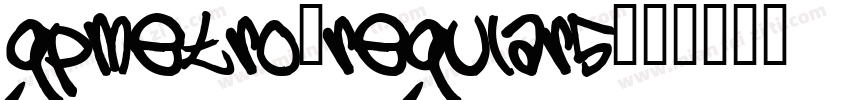 gpmetro-regular5字体转换