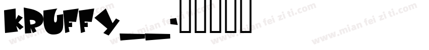 KRUFFY__字体转换