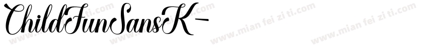 ChildFunSansK字体转换