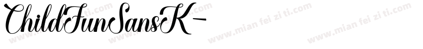 ChildFunSansK字体转换