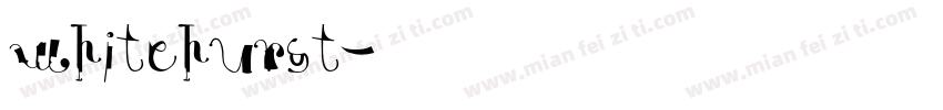 whitehurst字体转换
