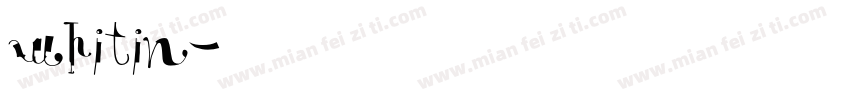 whitin字体转换