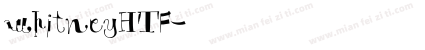 whitneyHTF字体转换
