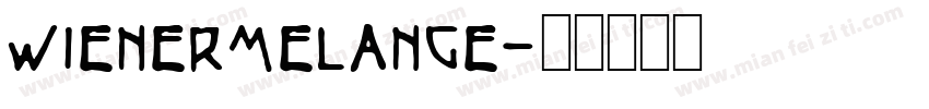 WienerMelange字体转换