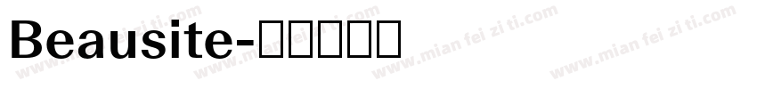 Beausite字体转换