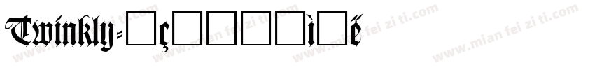 Twinkly字体转换