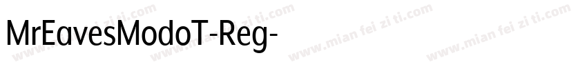 MrEavesModoT-Reg字体转换