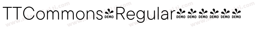 TTCommons-Regular字体转换