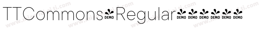 TTCommons-Regular字体转换