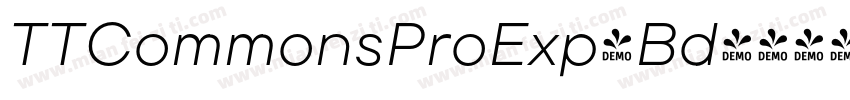 TTCommonsProExp-Bd字体转换