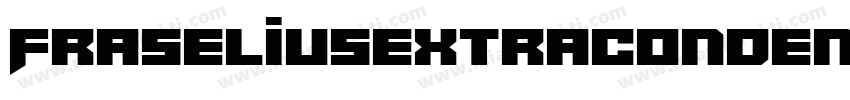 FraseliusExtraConden字体转换