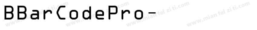 BBarCodePro字体转换
