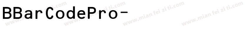 BBarCodePro字体转换