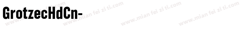 GrotzecHdCn字体转换