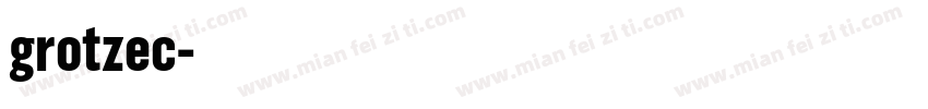 grotzec字体转换