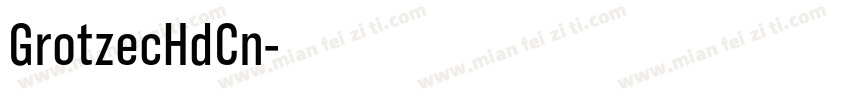 GrotzecHdCn字体转换