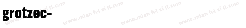 grotzec字体转换