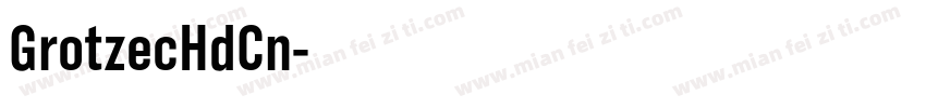 GrotzecHdCn字体转换
