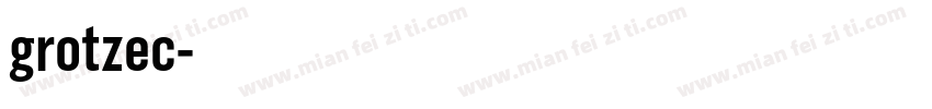 grotzec字体转换