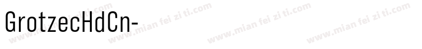 GrotzecHdCn字体转换