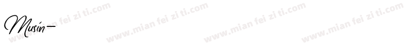 Musin字体转换