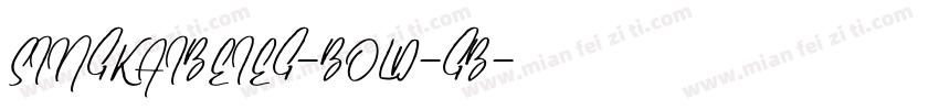 SINGKAIBEIEG-BOLD-GB字体转换