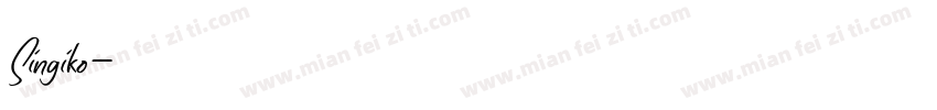 Singiko字体转换