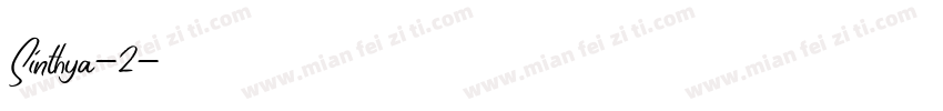 Sinthya-2字体转换