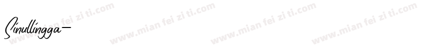 Sinullingga字体转换