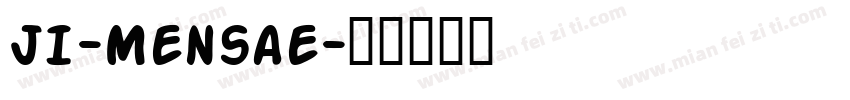 JI-Mensae字体转换