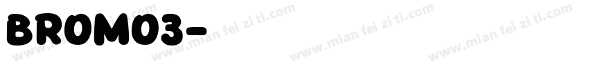 Bromo3字体转换